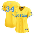 Boston Red Sox David Ortiz Women's City Connect Limited Jersey | Gold