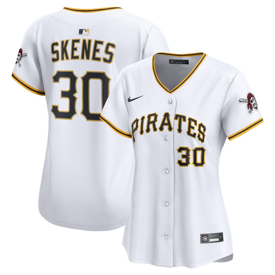 Pittsburgh Pirates Paul Skenes Women's Home Limited Jersey | White