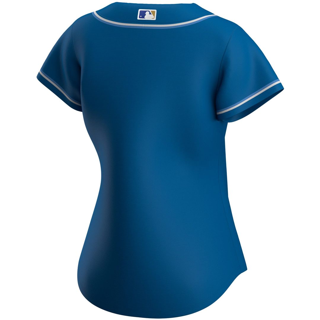 Kansas City Royals Women's Home Replica Team Logo Jersey | White