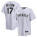 Colorado Rockies Todd Helton Home Retired Replica Jersey | White