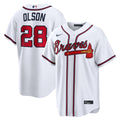 Atlanta Braves Matt Olson Home Replica Jersey | White