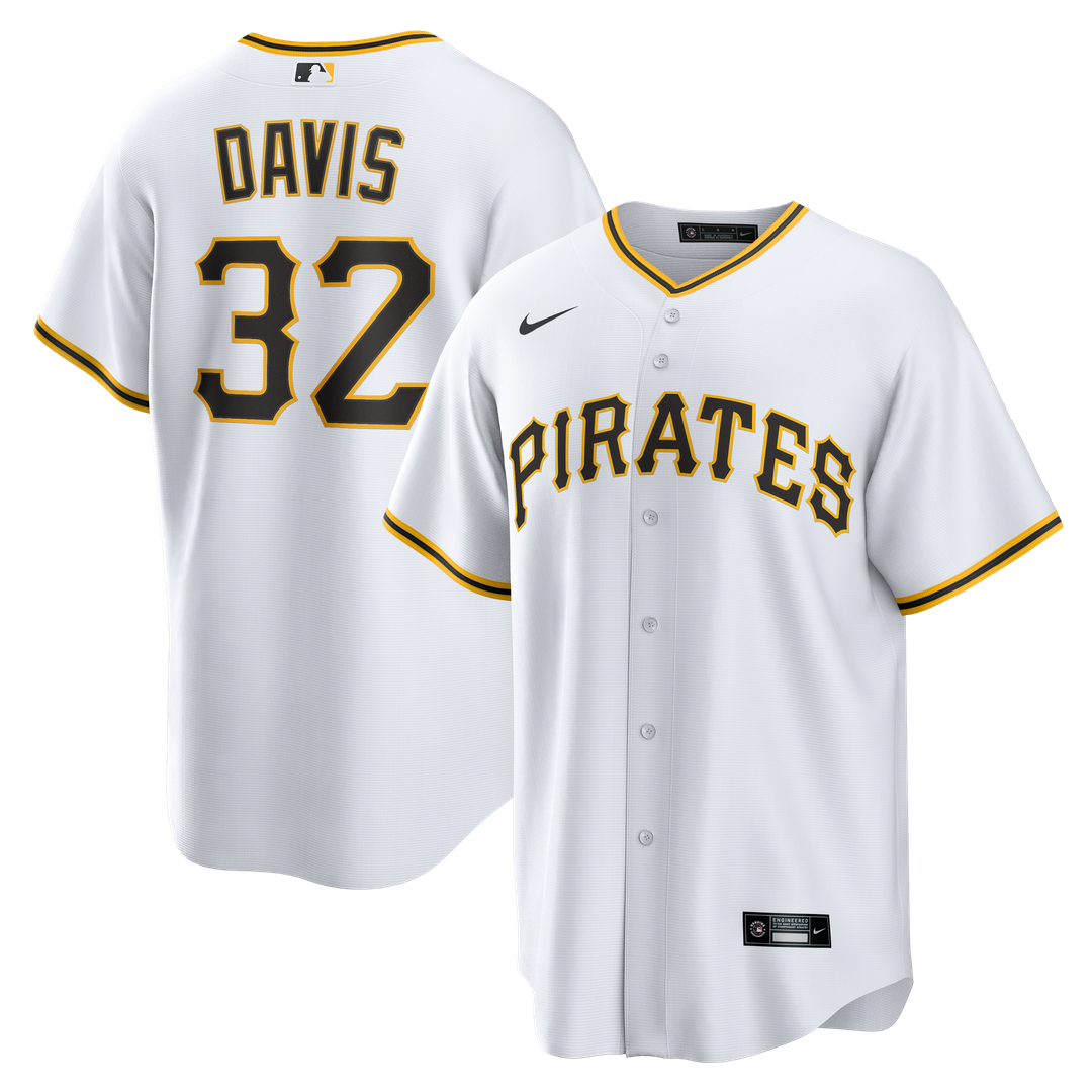 Pittsburgh Pirates Henry Davis Home Replica Jersey | White