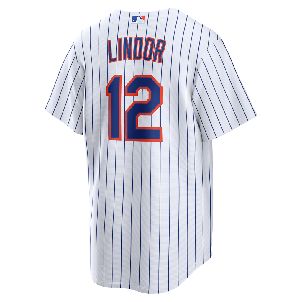 New York Mets Francisco Lindor Home Replica Jersey | White
