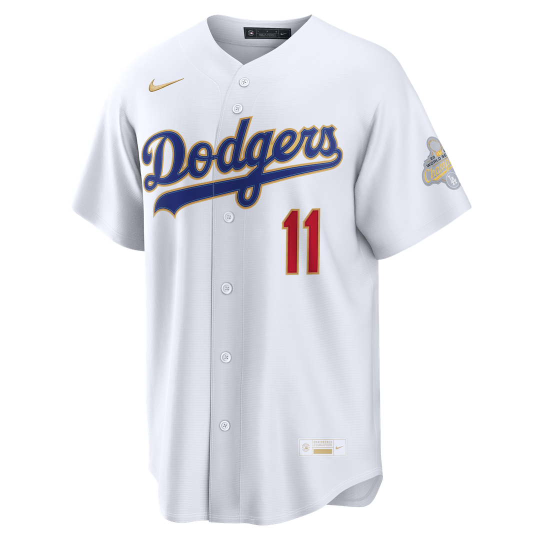 Los Angeles Dodgers Roki Sasaki 2026 Gold Collection Stadium Jersey | White