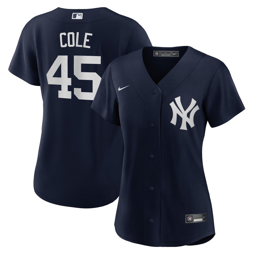 New York Yankees Gerrit Cole Women's Alternate Replica Jersey | Navy