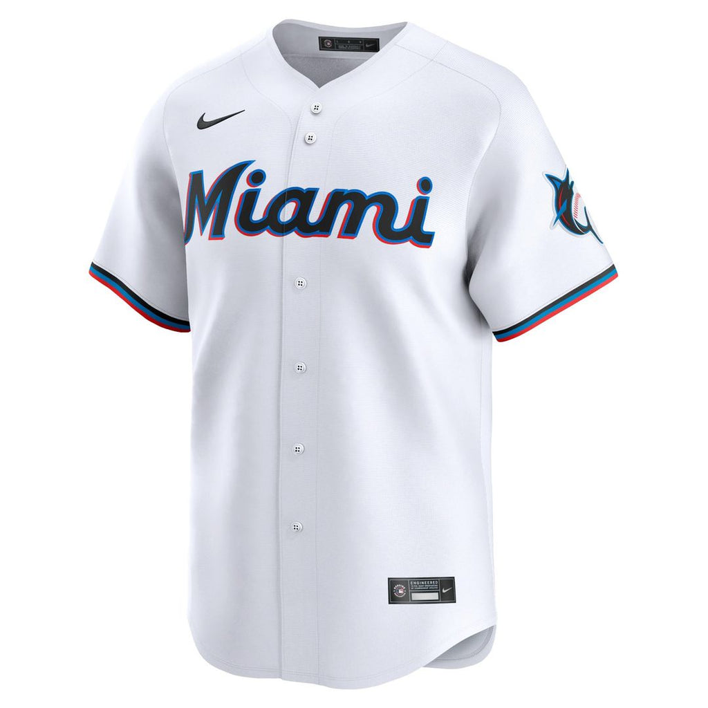 Miami Marlins Sandy Alcantara Home Limited Jersey | White