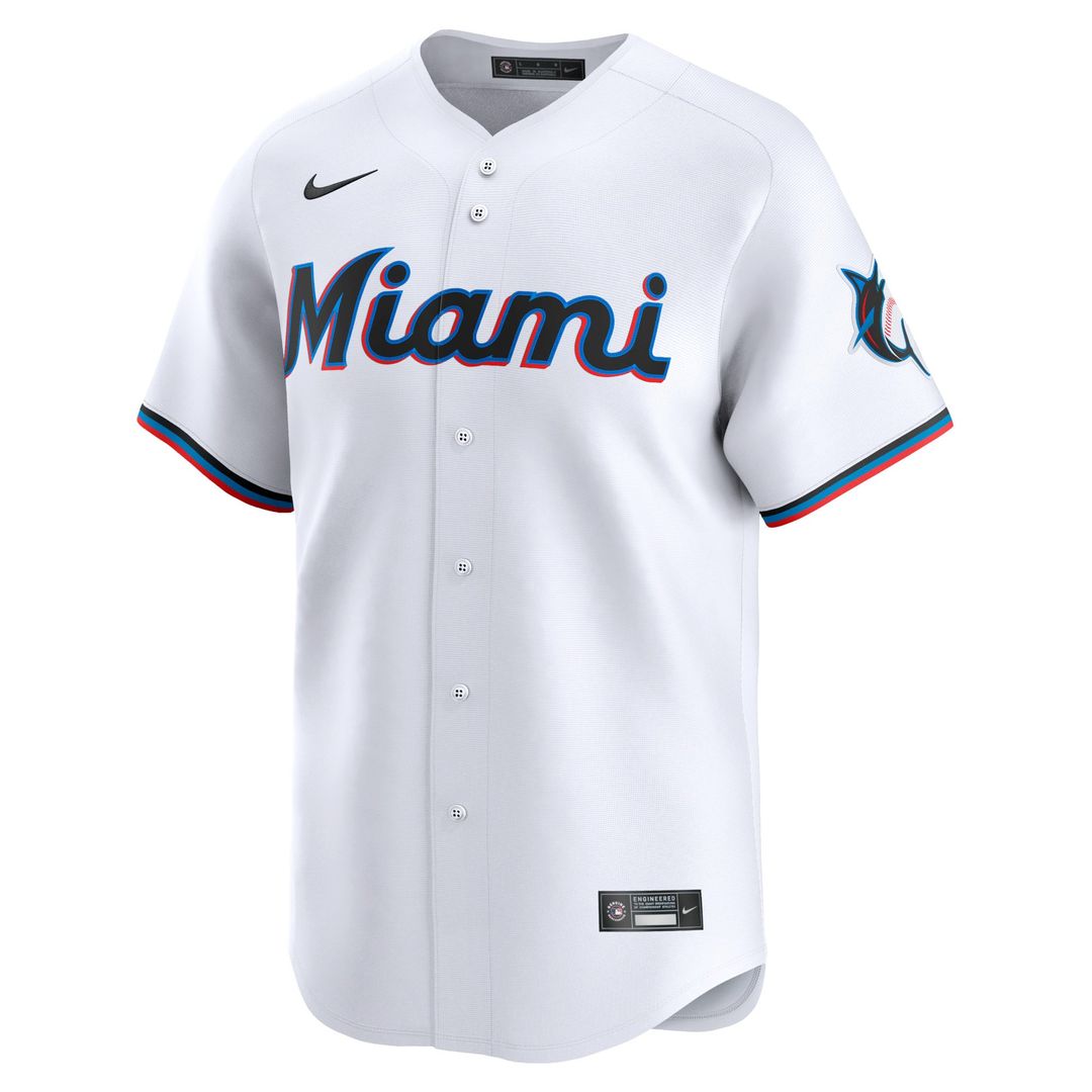 Miami Marlins Sandy Alcantara Home Limited Jersey | White