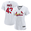 St. Louis Cardinals Pedro Pagés Women's Home Replica Jersey | White