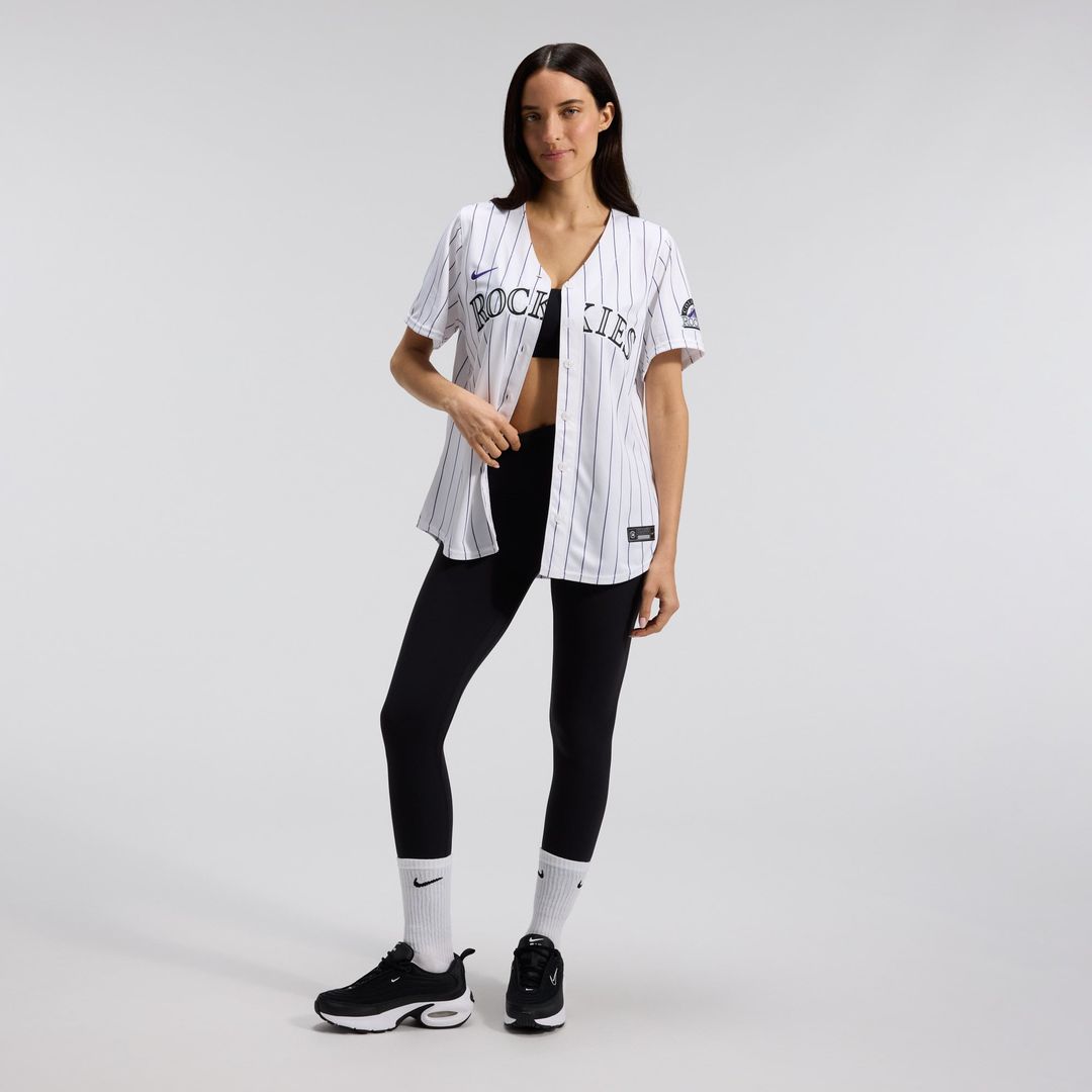 Colorado Rockies Women's Home Limited Jersey | White