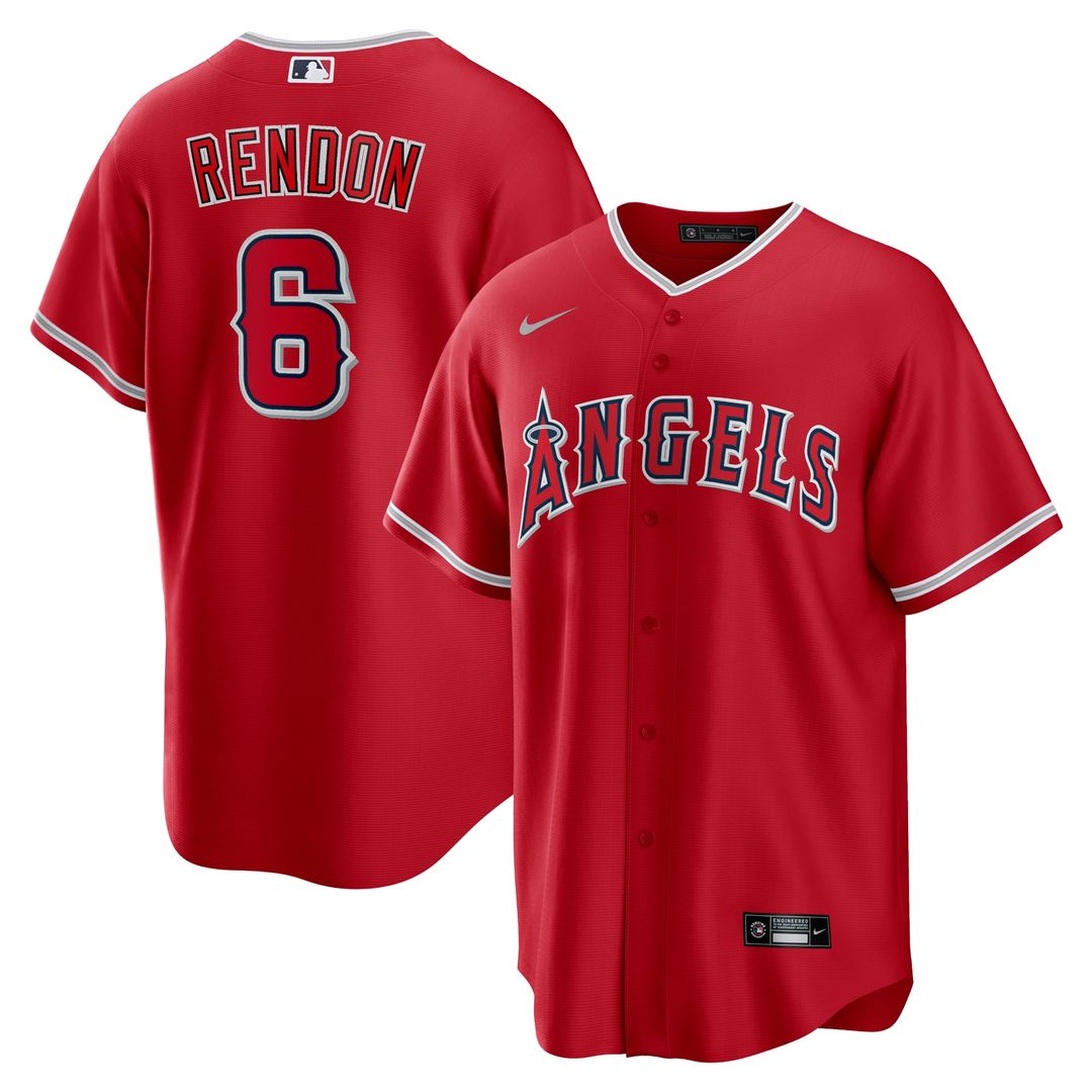 Los Angeles Angels Anthony Rendon Alternate Replica Player Name Jersey | Red
