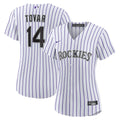 Colorado Rockies Ezequiel Tovar Women's Home Replica Jersey | White