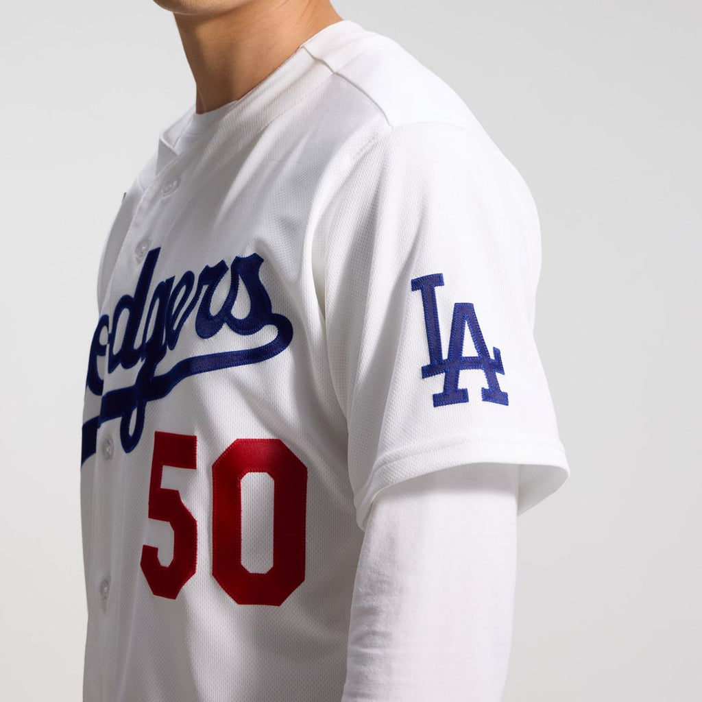 Los Angeles Dodgers Mookie Betts Home Authentic Jersey | White