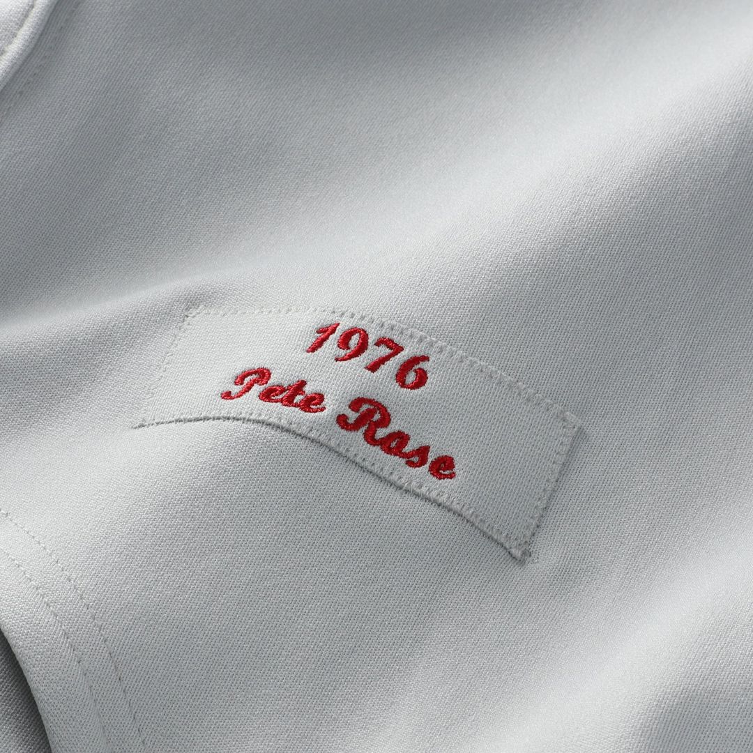 Cincinnati Reds Pete Rose 1976 Authentic Jersey | Gray