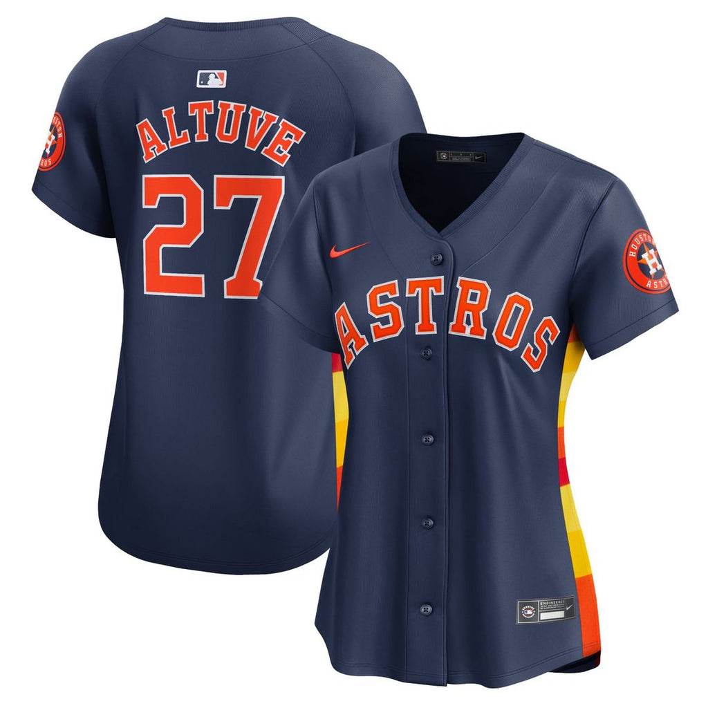 Houston Astros Jose Altuve Women's Alternate Limited Jersey | Navy