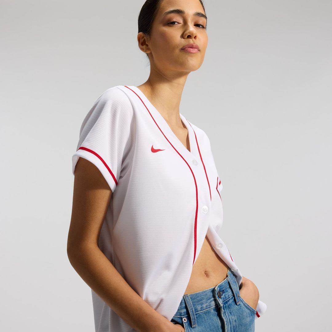 Cincinnati Reds Elly De La Cruz Women's Home Replica Jersey | White