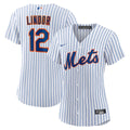 New York Mets Francisco Lindor Women's Home Replica Jersey | White