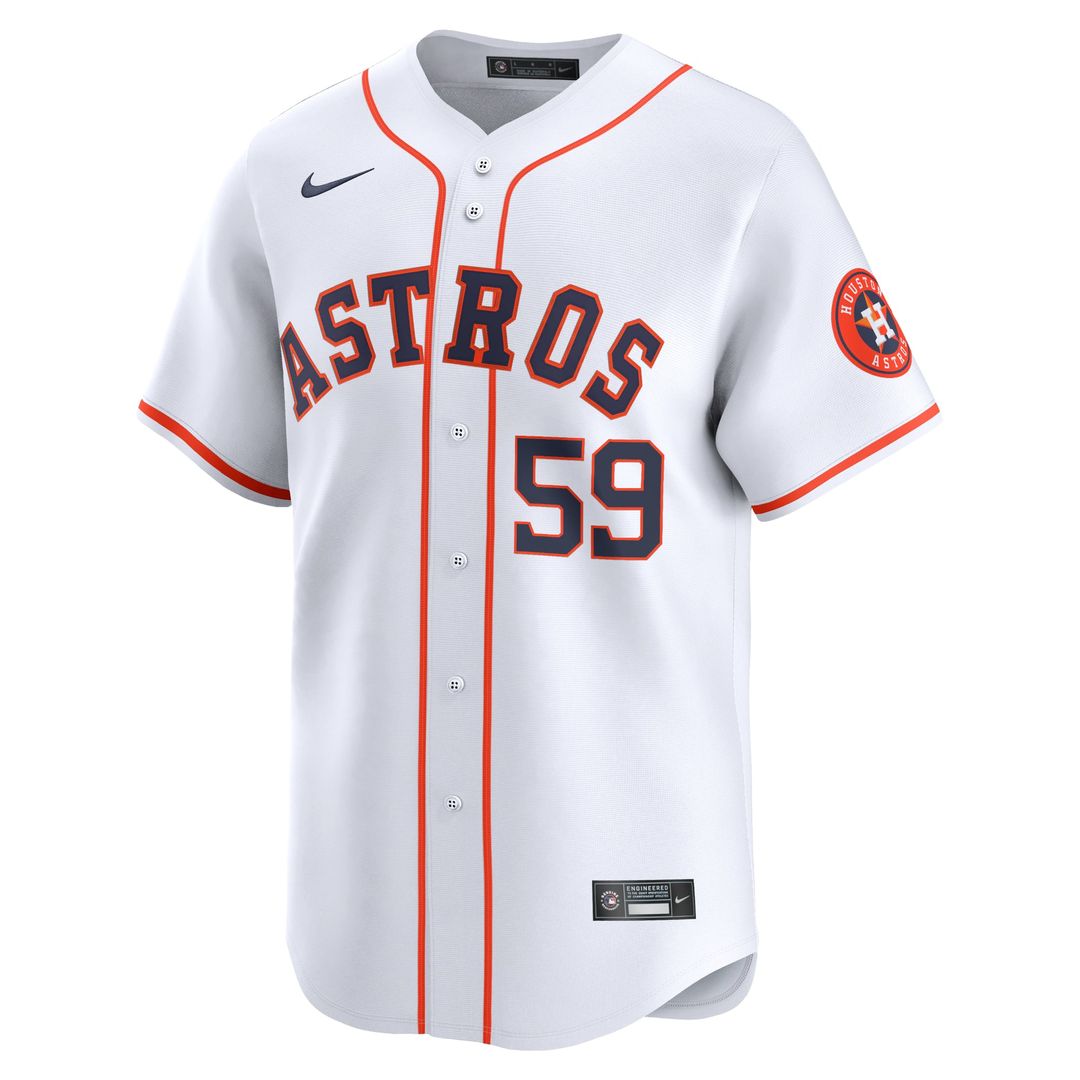 Houston Astros Framber Valdez Home Limited Jersey | White