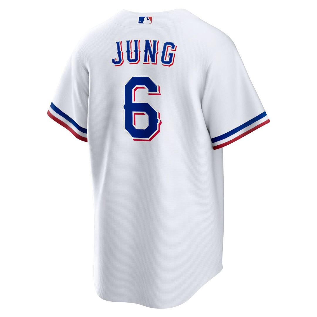 Texas Rangers Josh Jung Replica Jersey | White