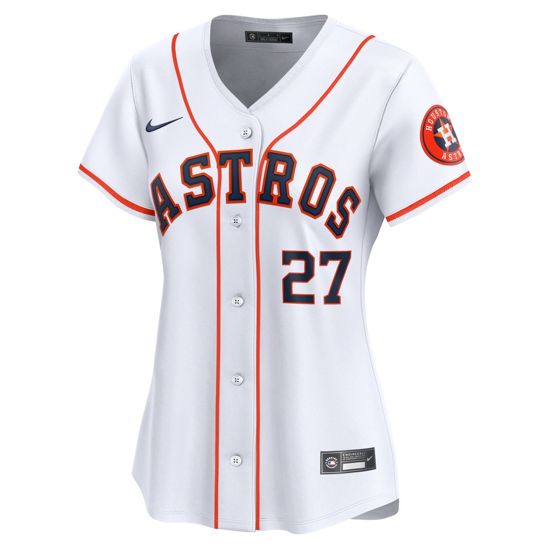 Houston Astros Jose Altuve Women's Home Limited Jersey | White