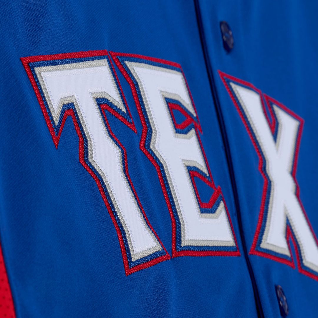 Texas Rangers Adrian Beltre Cooperstown Mesh Batting Practice Button-Up Jersey | Royal