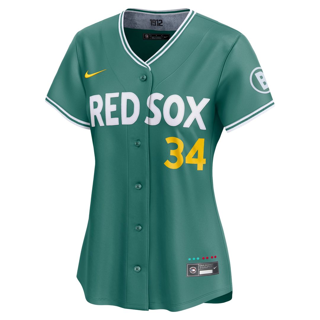 Boston Red Sox David Ortiz Women's 2025 City Connect Limited Retired Player Jersey | Green