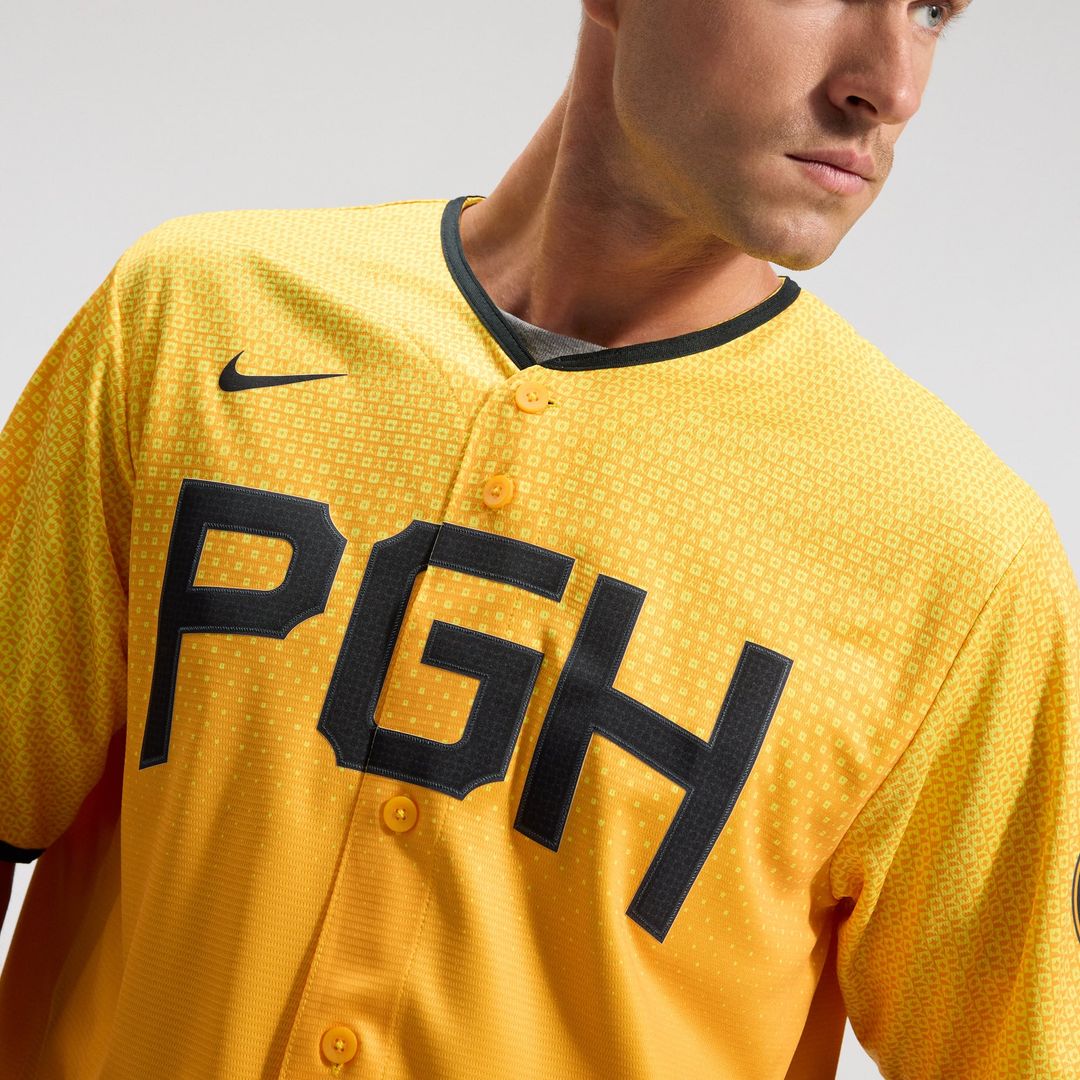 Pittsburgh Pirates City Connect Replica Jersey | Gold