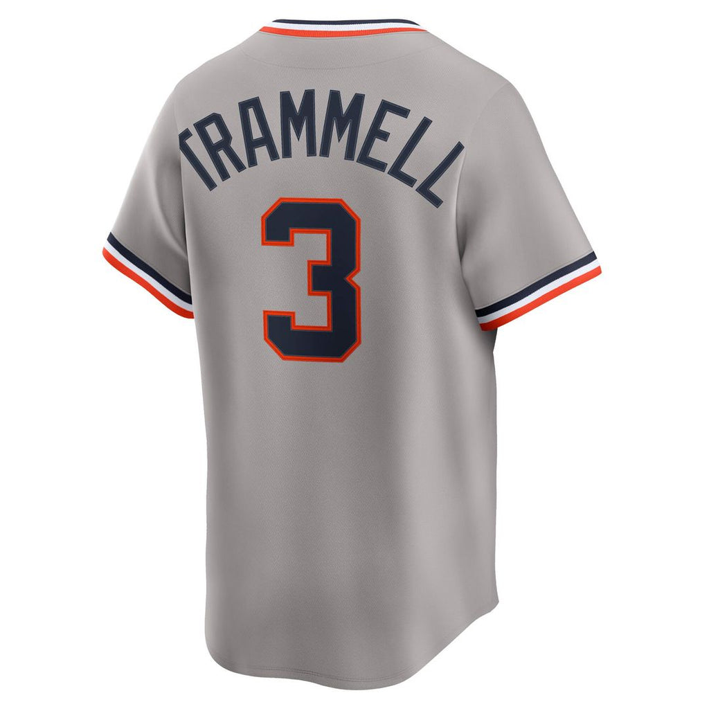 Detroit Tigers Alan Trammell Cooperstown Limited Jersey | Gray