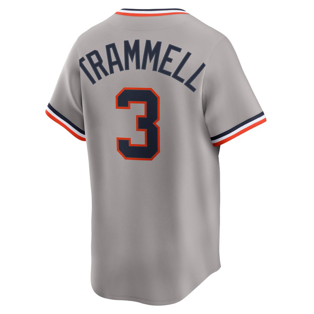 Detroit Tigers Alan Trammell Cooperstown Limited Jersey | Gray