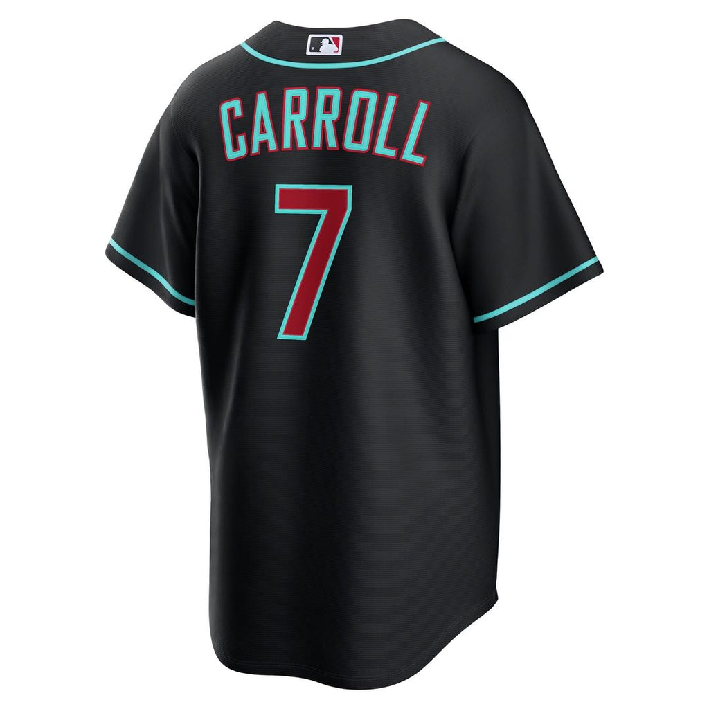 Arizona Diamondbacks Corbin Carroll Alternate Replica Jersey | Black