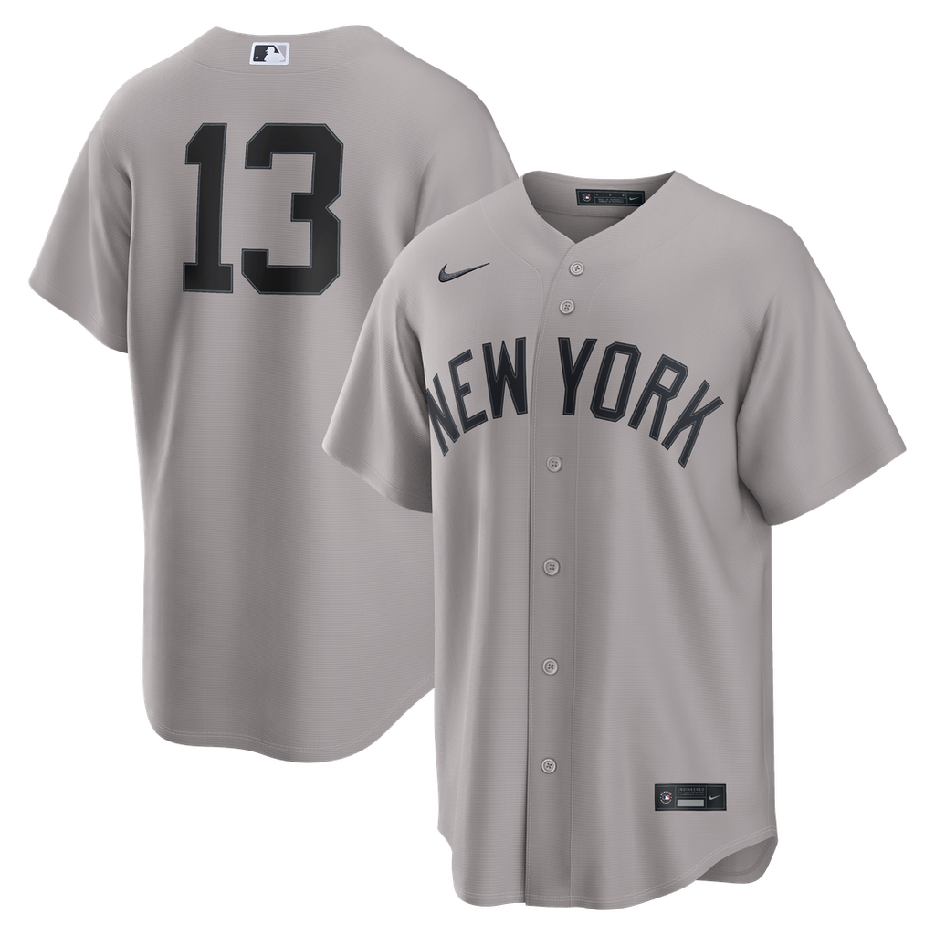 New York Yankees Jazz Chisholm Jr. Road Replica Jersey | Gray