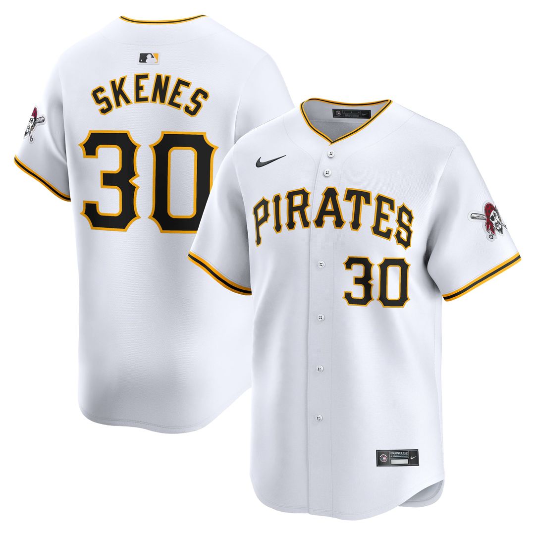 Pittsburgh Pirates Paul Skenes Home Limited Jersey | White