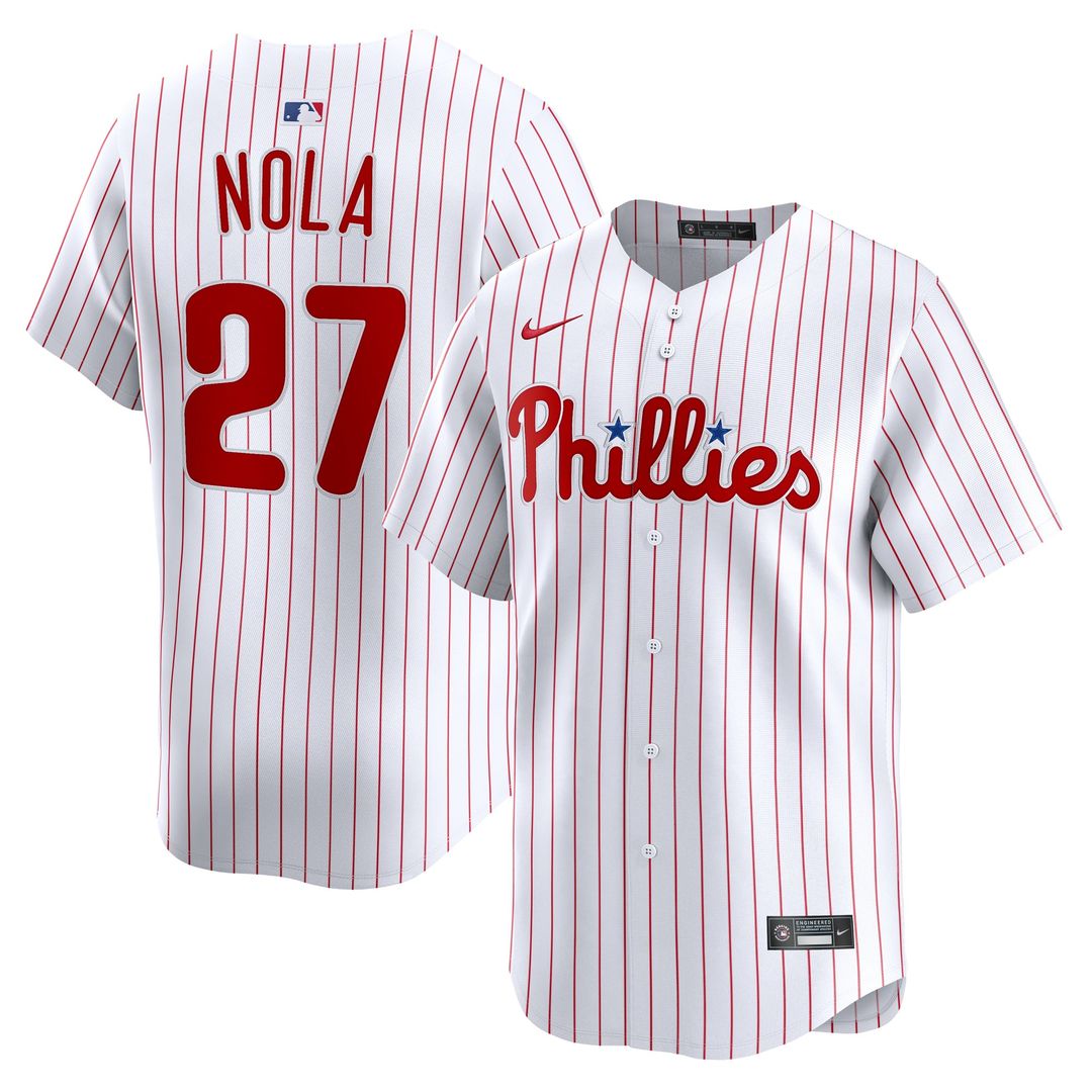 Philadelphia Phillies Aaron Nola Home Limited Jersey | White