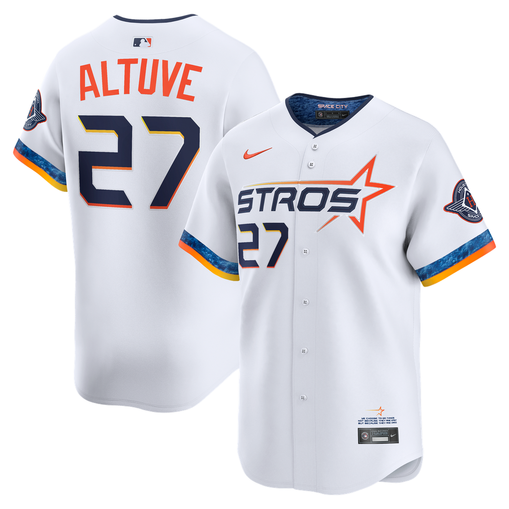 Houston Astros Jose Altuve 2025 City Connect Limited Jersey | White