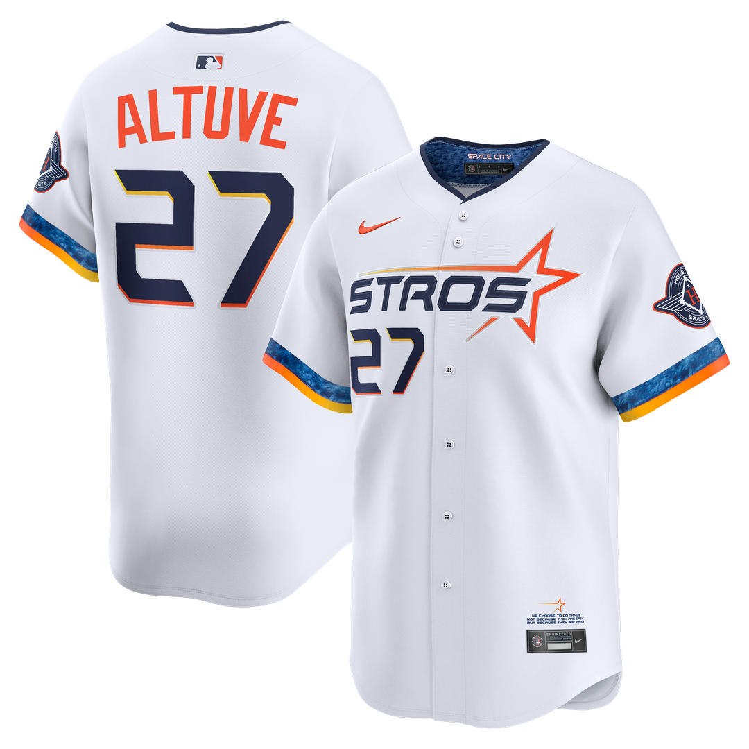 Houston Astros Jose Altuve 2025 City Connect Limited Jersey | White
