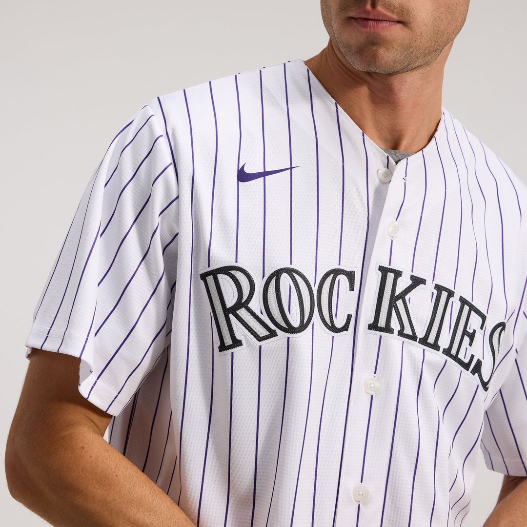 Colorado Rockies Home Replica Team Jersey | White