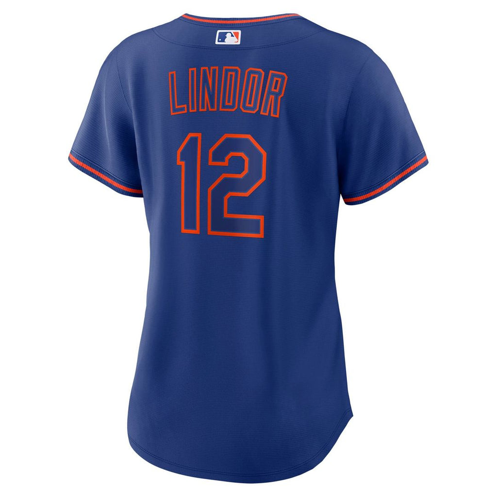 New York Mets Francisco Lindor Women's Alternate Replica Jersey | Royal