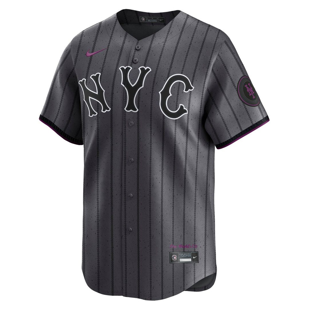 New York Mets Francisco Lindor City Connect Limited Jersey | Gray