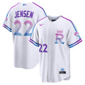 Kansas City Royals Carter Jensen 2026 City Connect Stadium Jersey | White