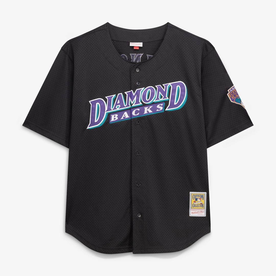 Arizona Diamondbacks Randy Johnson Big & Tall Cooperstown Mesh Batting Practice Jersey | Black