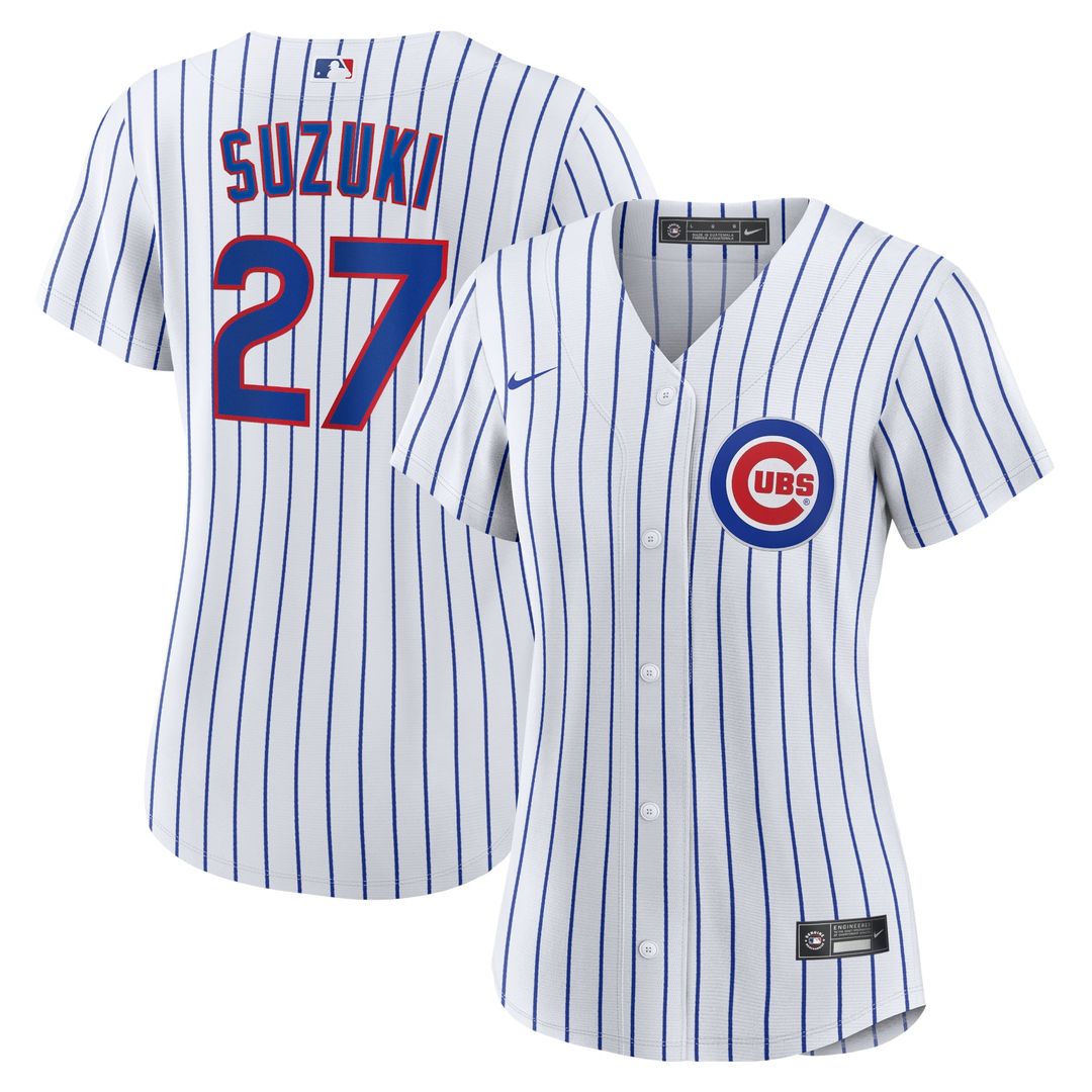 Chicago Cubs Seiya Suzuki Women's Home Replica Jersey | White