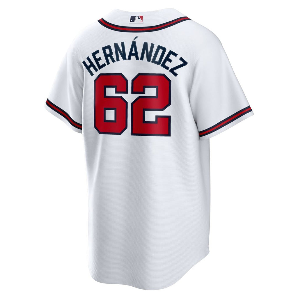 Atlanta Braves Daysbel Hernandez Home Replica Jersey | White