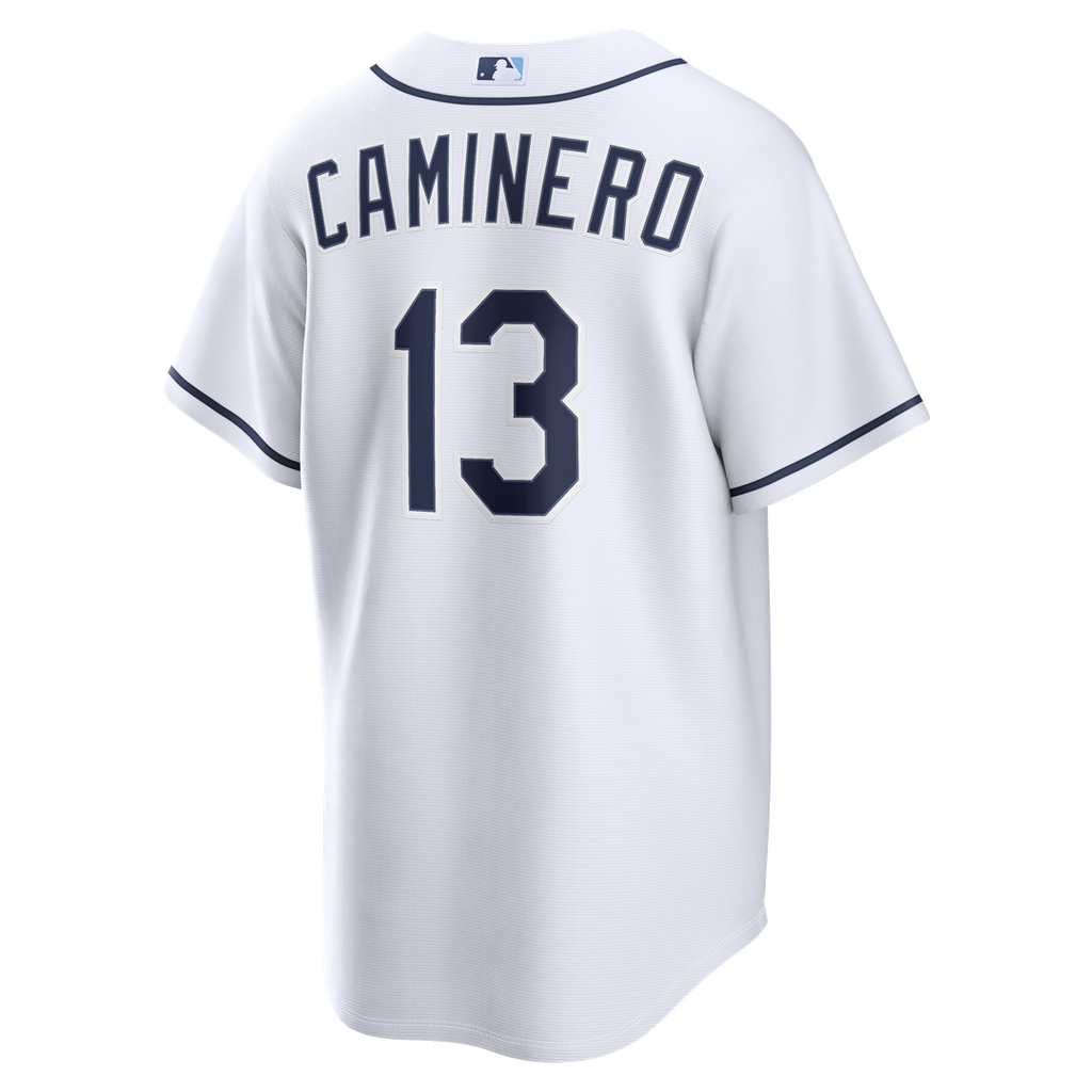 Tampa Bay Rays Junior Caminero Home Replica Jersey | White
