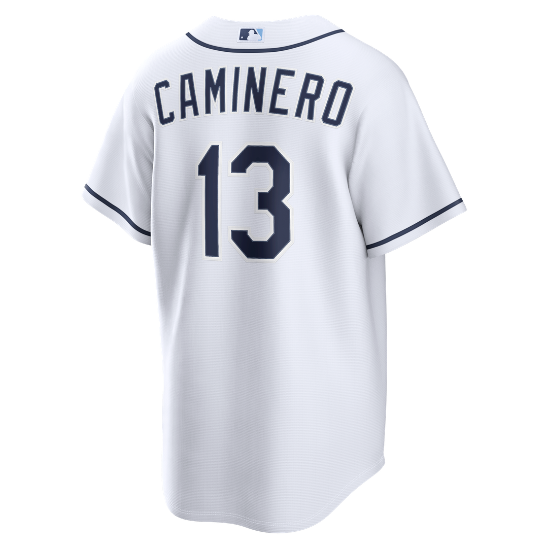 Tampa Bay Rays Junior Caminero Home Replica Jersey | White