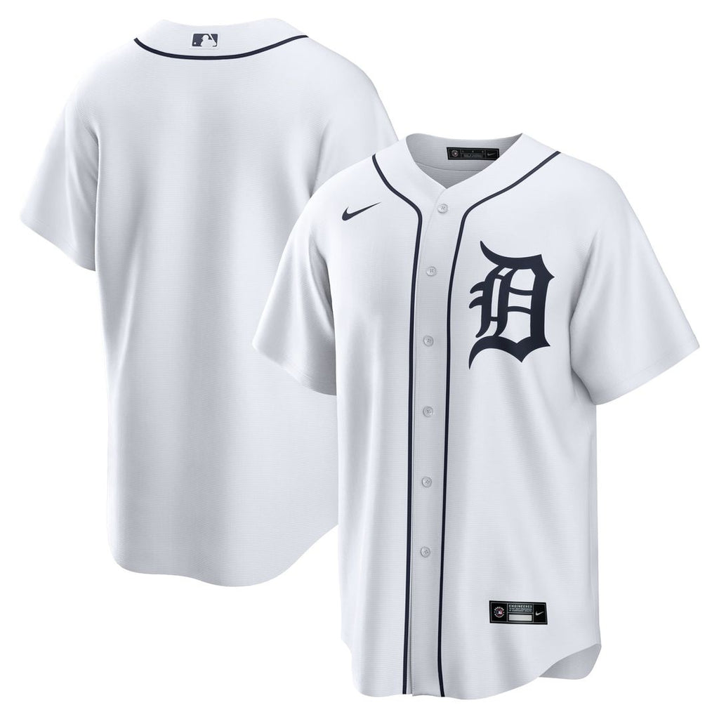 Detroit Tigers Home Replica Team Jersey | White