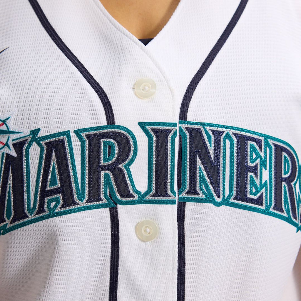 Seattle Mariners Cal Raleigh Women's Home Replica Jersey | White