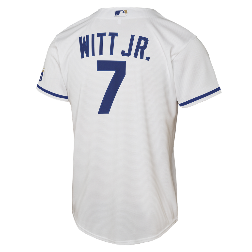 Kansas City Royals Bobby Witt Jr. Youth Alternate Stadium Jersey | Light Blue