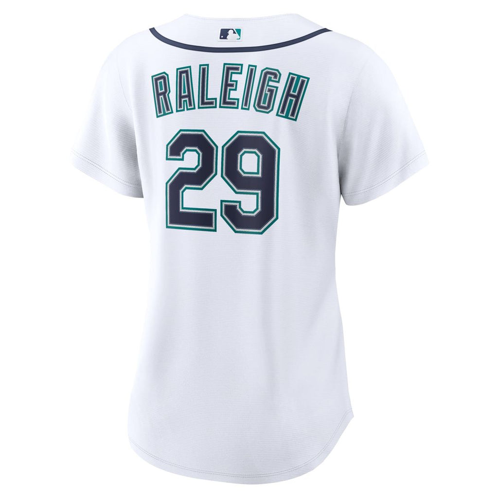 Seattle Mariners Cal Raleigh Women's Home Replica Jersey | White