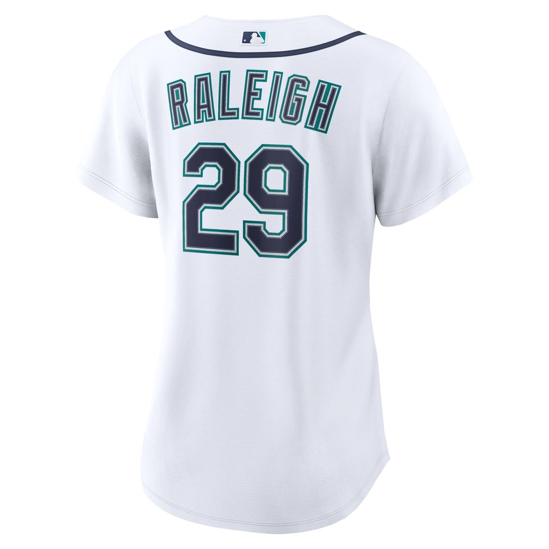 Seattle Mariners Cal Raleigh Women's Home Replica Jersey | White