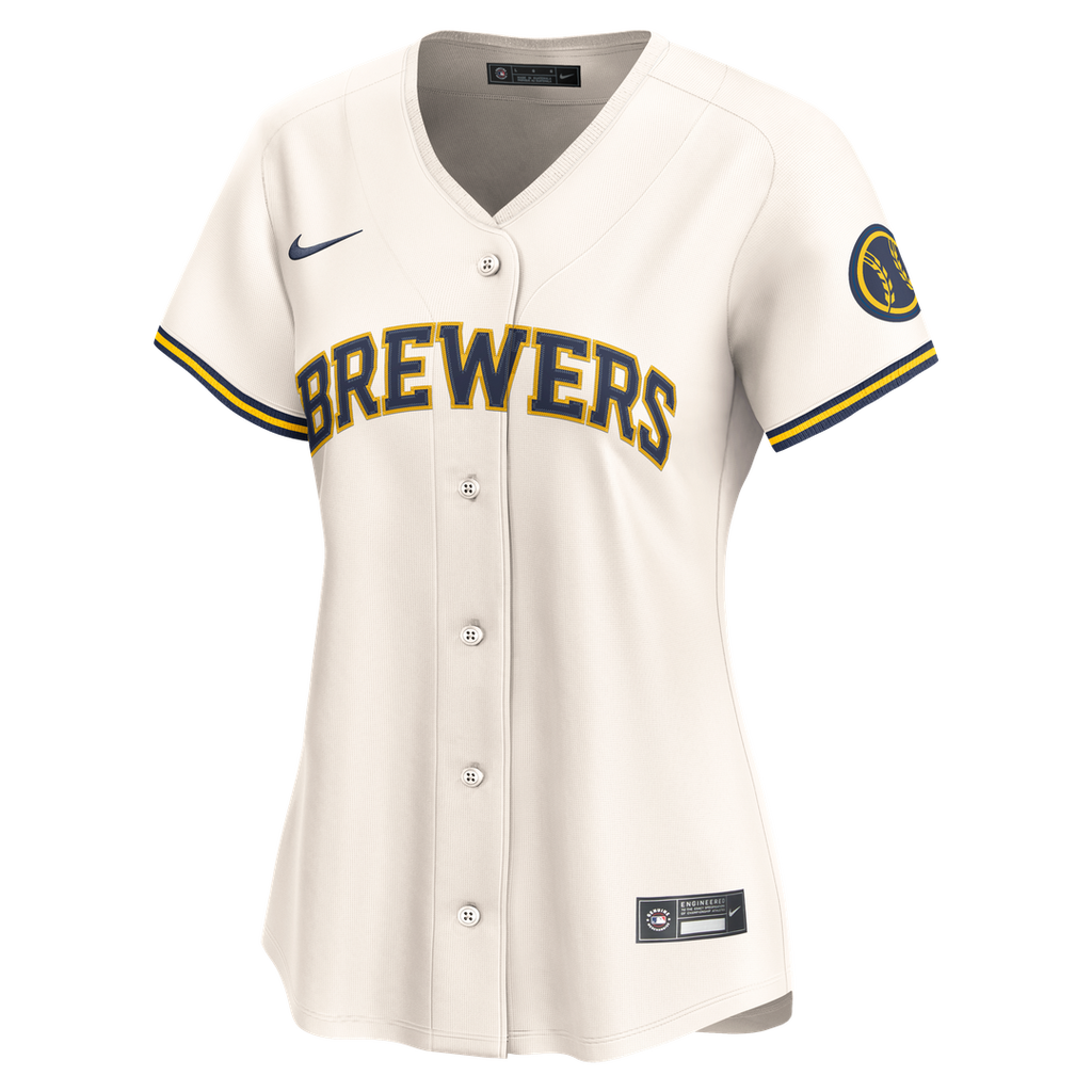 Milwaukee Brewers Women's Home Limited Jersey | Cream