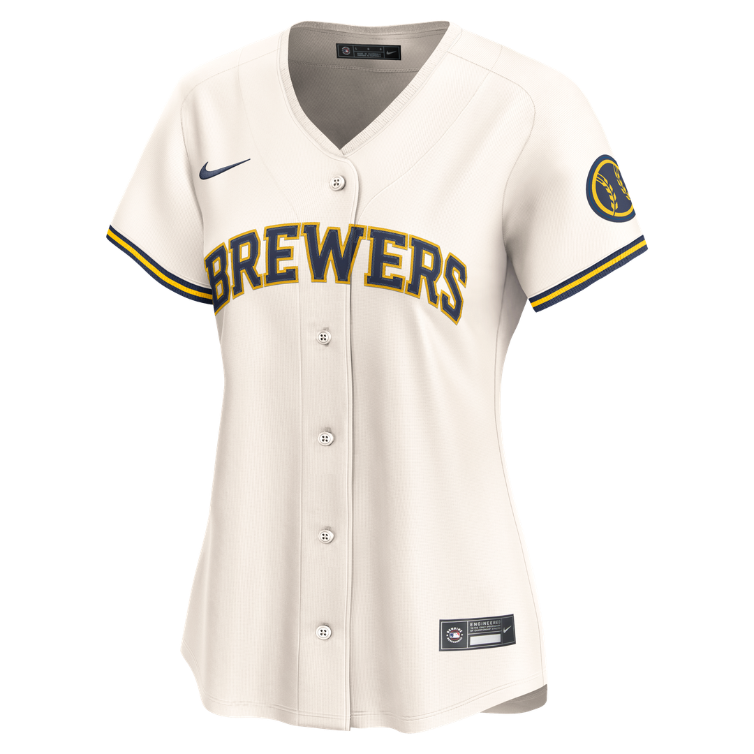 Milwaukee Brewers Women's Home Limited Jersey | Cream